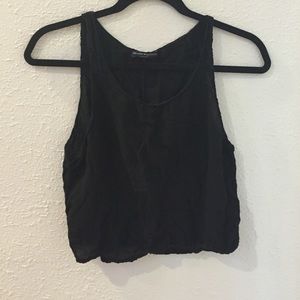 Brandy Melville Black Cotton Top