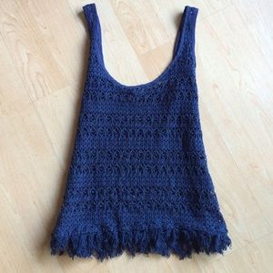 Knitted Blue Top