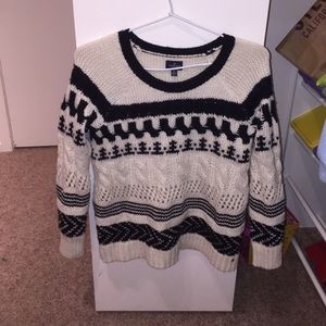 Black and White Sweater