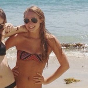 roxy "baja" bandeau bikini top.