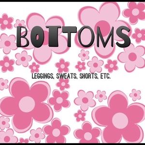 Pants, Leggings, Gym, Sweats, Shorts, Etc