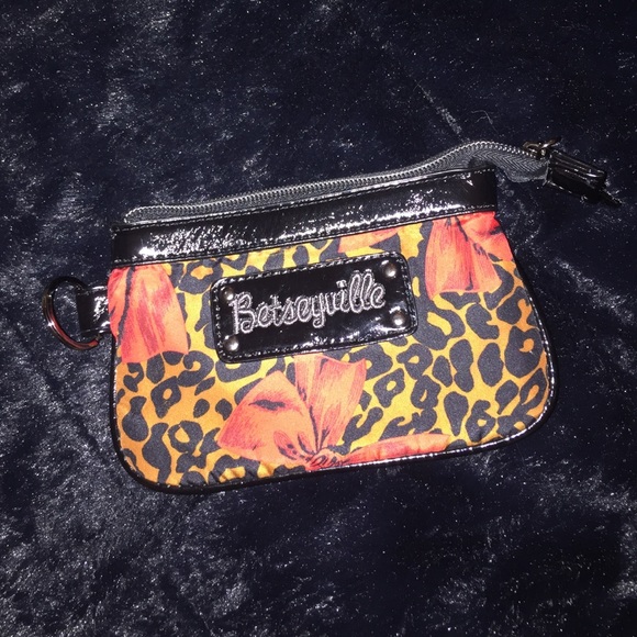 Betsey Johnson Mini Keyring Bag