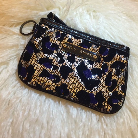 Betsey Johnson Mini Keyring Bag