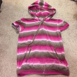 Juicy Couture terry cloth short sleeve jacket