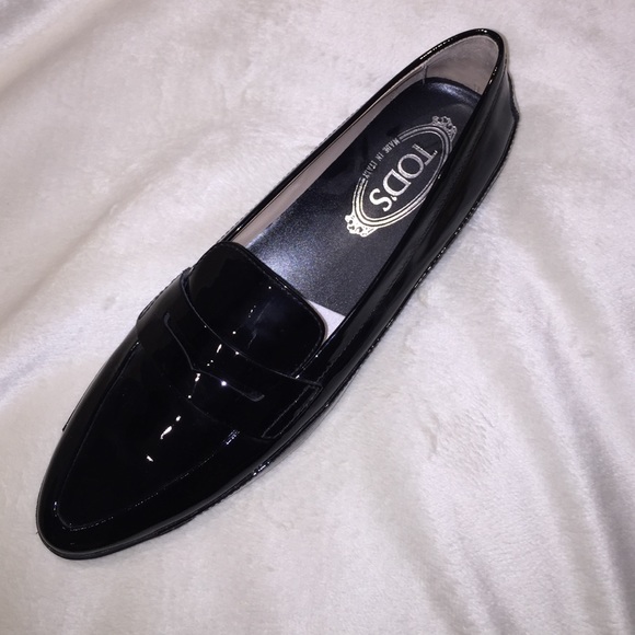Tod's Patent Leather Loafers