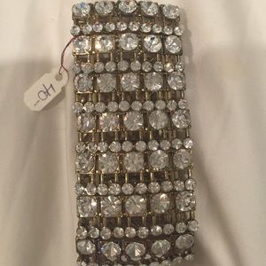 NWT NEVER WORN faux diamond cuff