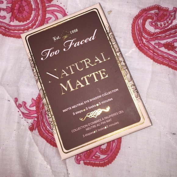 Too Faced Natural Matte Eyeshadow Palette