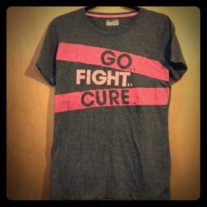 Cancer Go Fight Cure Semi fitted under amour tee!