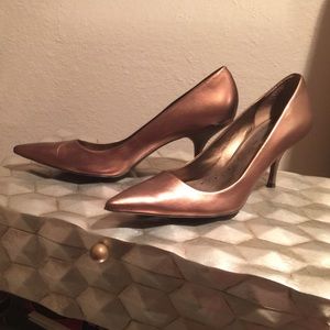 Copper heels.