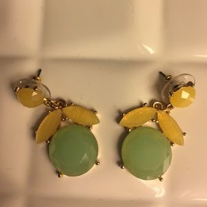 Acrylic drop earrings