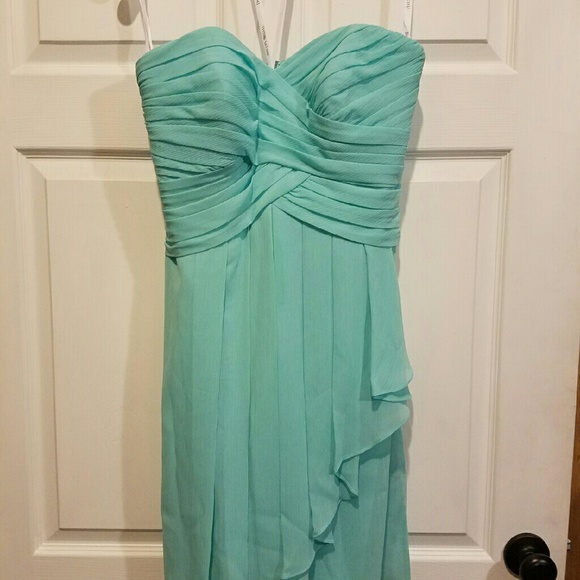 David's Bridal Dresses & Skirts - Short aqua David's Bridal bridesmaid dress