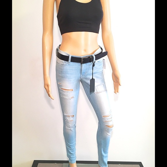 Flying  Monkey jeans Denim frayed style L8433