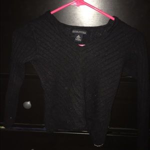 banana republic semi cropped sweater