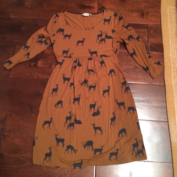 Boden deer dress