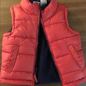 Boy's size 12m vest - orange
