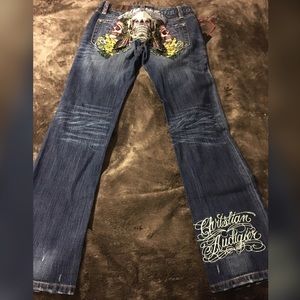 Christian Audigier  jeans waist 28