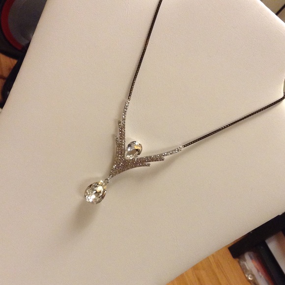 Long Necklace Adjustable CZirconia Gold Plated