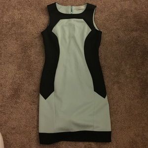 Fitting Black and Blue Dress