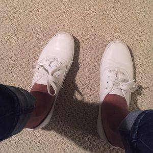 Leather Ked Canvas Sneakers