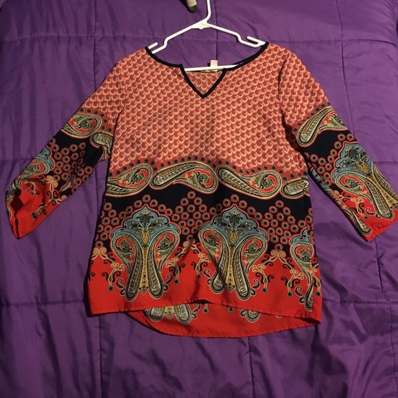 Francesca's Miami Printed Tunic