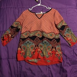 Francesca's Miami Printed Tunic