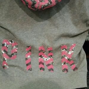 Victoria Secret sequin hoodie