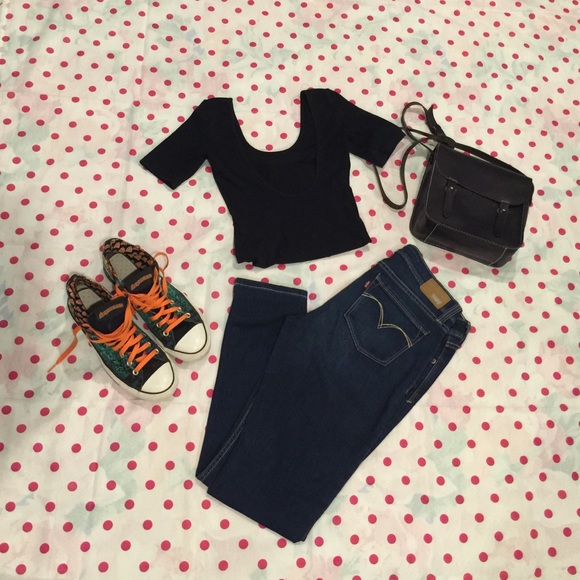 Levi's Dark Rinse Skinnies