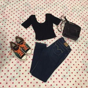 Levi's Dark Rinse Skinnies