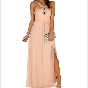 Blush Prom Dress