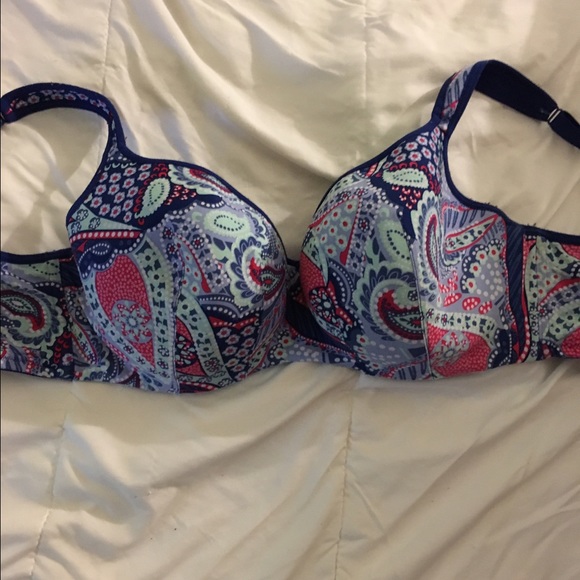 Multi colored bra