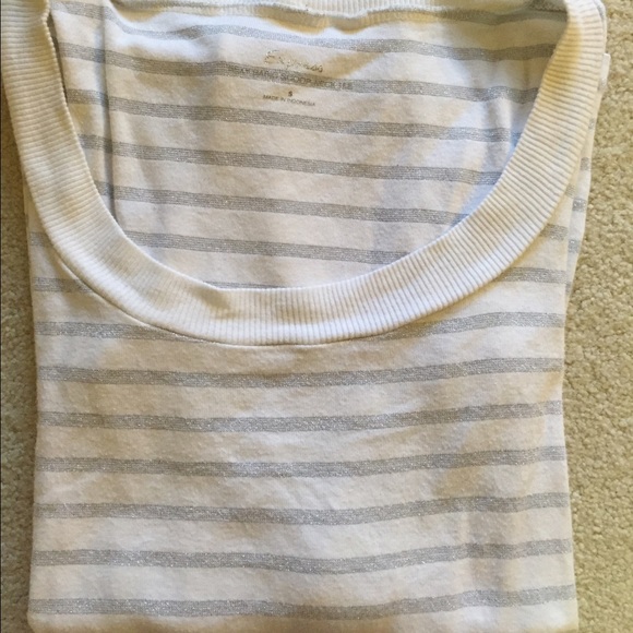 AE Cardi & Express sexy striped tee - Picture 2 of 4