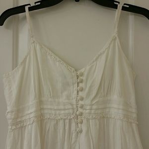 White cotton sundress