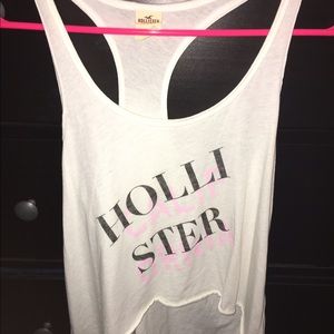 Hollister high-low crop top