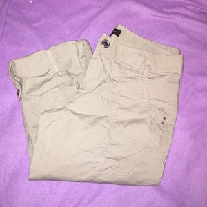 Khaki capris