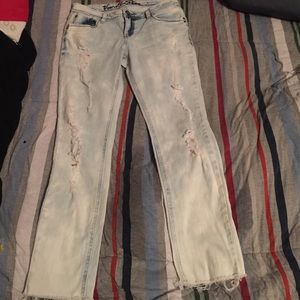 Acid washed jeans
