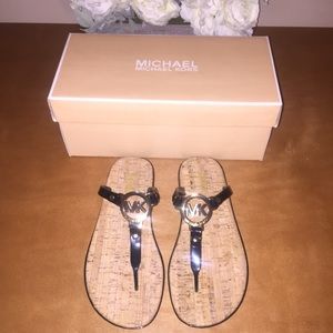 MICHAEL KORS MK CHARM JELLY SANDALS