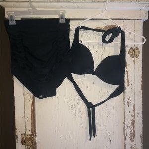 High waisted swim suit