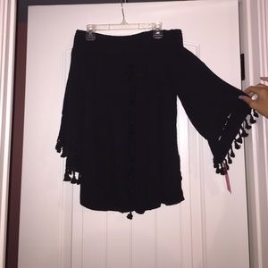Strapless top