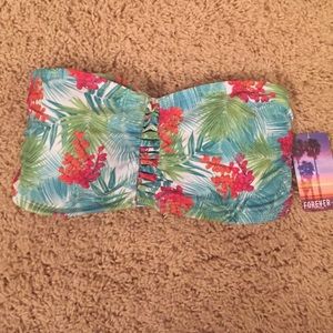 Tropical bikini top