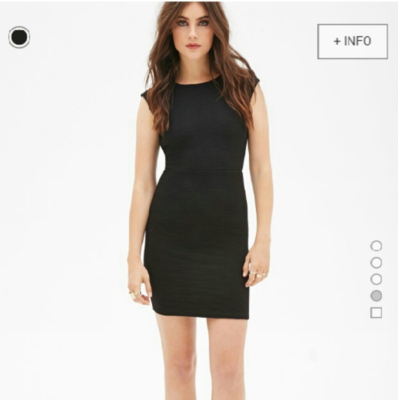 Black bodycon dress