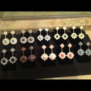Magnificent Indian-inspired dangling earrings