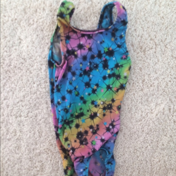 Snowflake Designs Galaxy Print Gymnastics Leotard