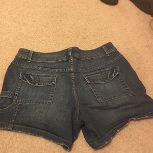 Blue jean shorts