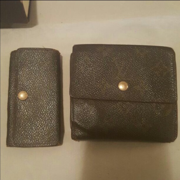 Vintage Louis Vuitton Wallet & Key Holder Bundle