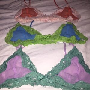 Lace bralettes