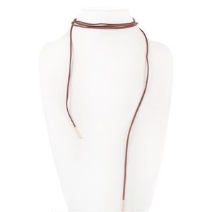 Jewelry - 🔻Brown Faux Suede Wrap Choker Necklace Jewelry - 🔻Brown Faux Suede Wrap Choker Necklace