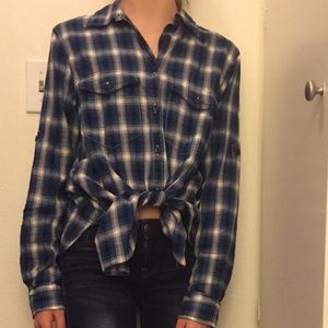 Plaid top