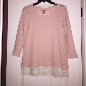 Pink sweater