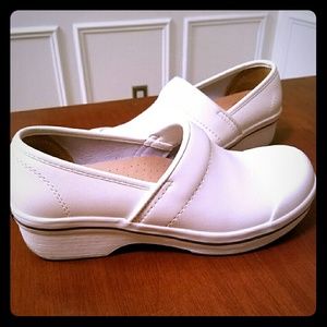 White Dansko Clogs, Nursing Shoes