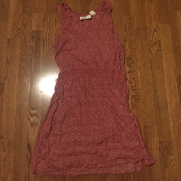H & M floral dress with elastic waistband